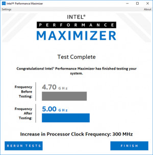 Intel Performance Maximizer - náhled