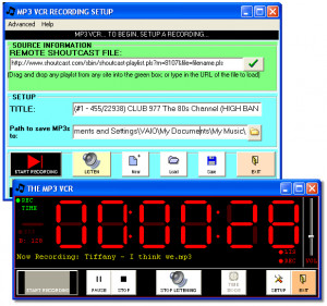 MP3 VCR - náhled