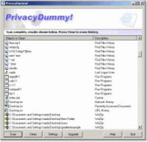 PrivacyDummy! - náhled