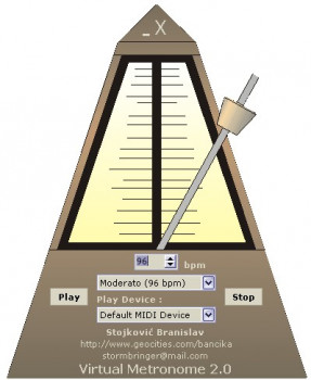 Virtual Metronome - náhled