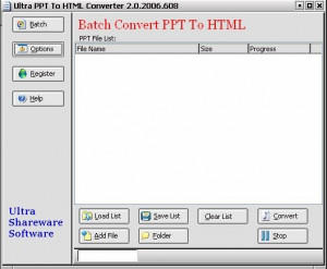 Ultra PPT To HTML Converter - náhled