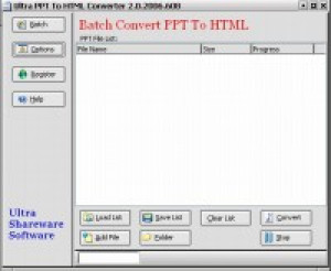 Ultra PPT To HTML Converter - náhled