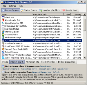 Task Manager - náhled