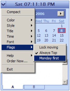Desktop Calendar Reminder - náhled