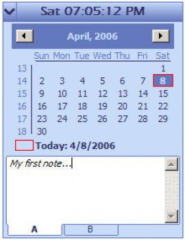 Desktop Calendar Reminder - náhled