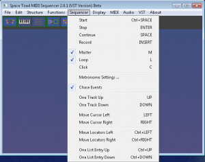 Space Toad MIDI Sequencer - náhled