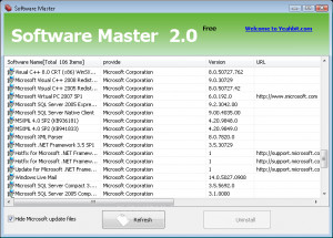 Software master - náhled