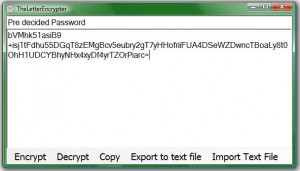 TheLetterEncrypter - náhled