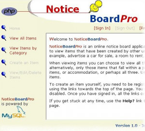 Notice Board Pro - náhled