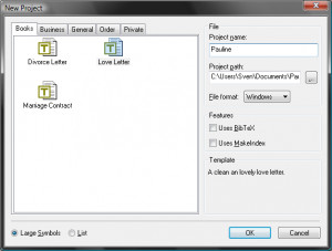 TeXnicCenter - náhled