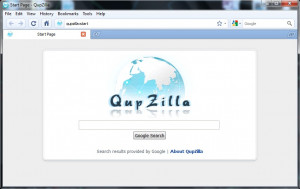 Qupzilla - náhled