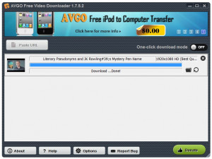 AVGO Free Video Downloader - náhled