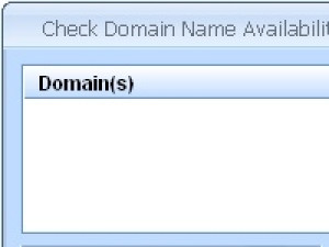 Check Domain Name Availability Software - náhled