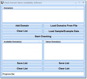 Check Domain Name Availability Software - náhled