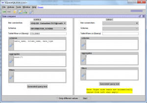 SQLeo Visual Query Builder - náhled