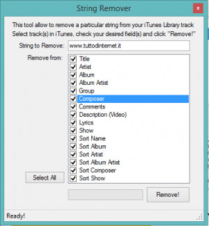 iTunes Lyrics Grabber - náhled