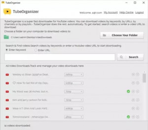 TubeOrganizer - náhled