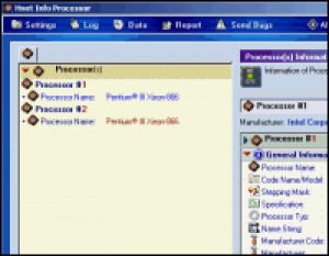 Hnet Info CPU - náhled