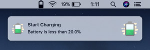 Charge Notifs - náhled