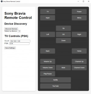 Sony Bravia Remote Control - náhled