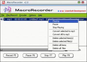 MacroRecorder - náhled