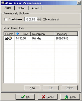 Atom Timer - náhled
