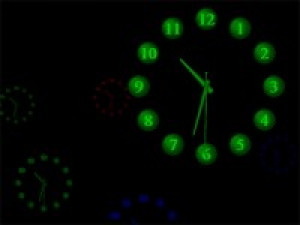 Moving Clock Screensaver - náhled