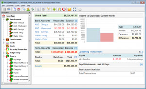 Money Manager Ex - náhled