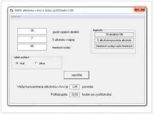 Alkohol tester - náhled