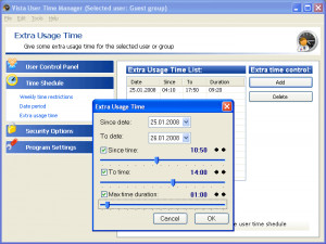Kids PC Time Administrator - náhled