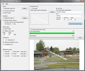 Watermark image Software - náhled