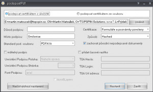 Podepsat PDF - náhled