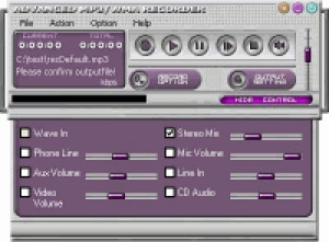 Advanced MP3/WMA Recorder - náhled