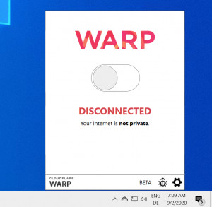 WARP - náhled