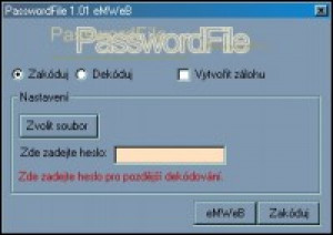 PasswordFile - náhled