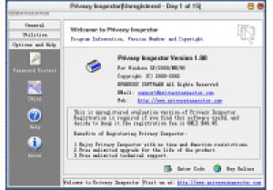 Privacy Inspector - náhled
