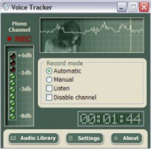 Voice Tracker - náhled