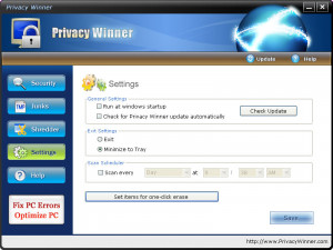 Privacy Winner - náhled