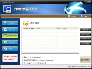 Privacy Winner - náhled