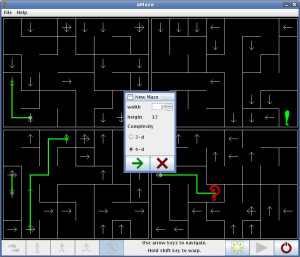 Maze game - náhled