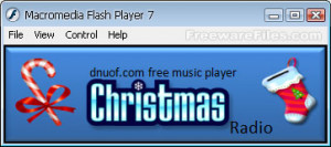 Christmas Radio Player - náhled