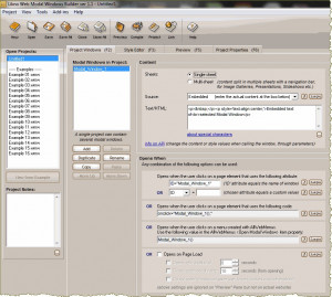  Web Modal Windows Builder - náhled