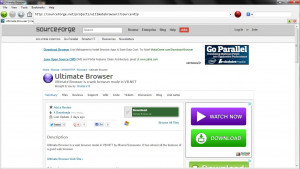 Ultimate Browser - náhled