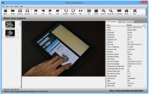 Photo Data Explorer - náhled