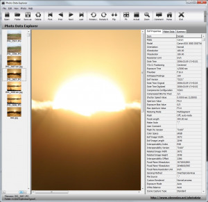 Photo Data Explorer - náhled