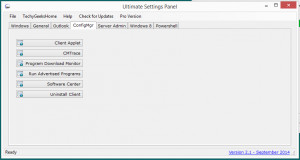 Ultimate Settings Panel - náhled