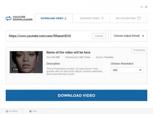 Midrey YouTube Downloader - náhled