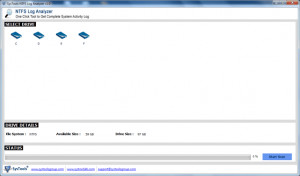 SysTools NTFS Log Analyzer - náhled