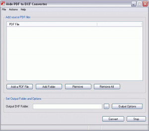 Aide PDF to DXF Converter - náhled