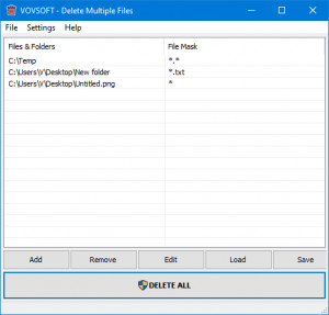 Delete Multiple Files - náhled